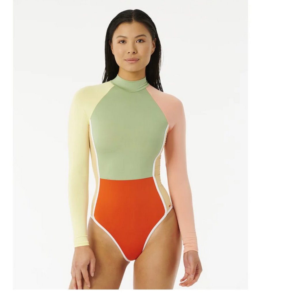 Rip Curl Trippin Ls Surf Suit Multi Small Nwt Rashguard